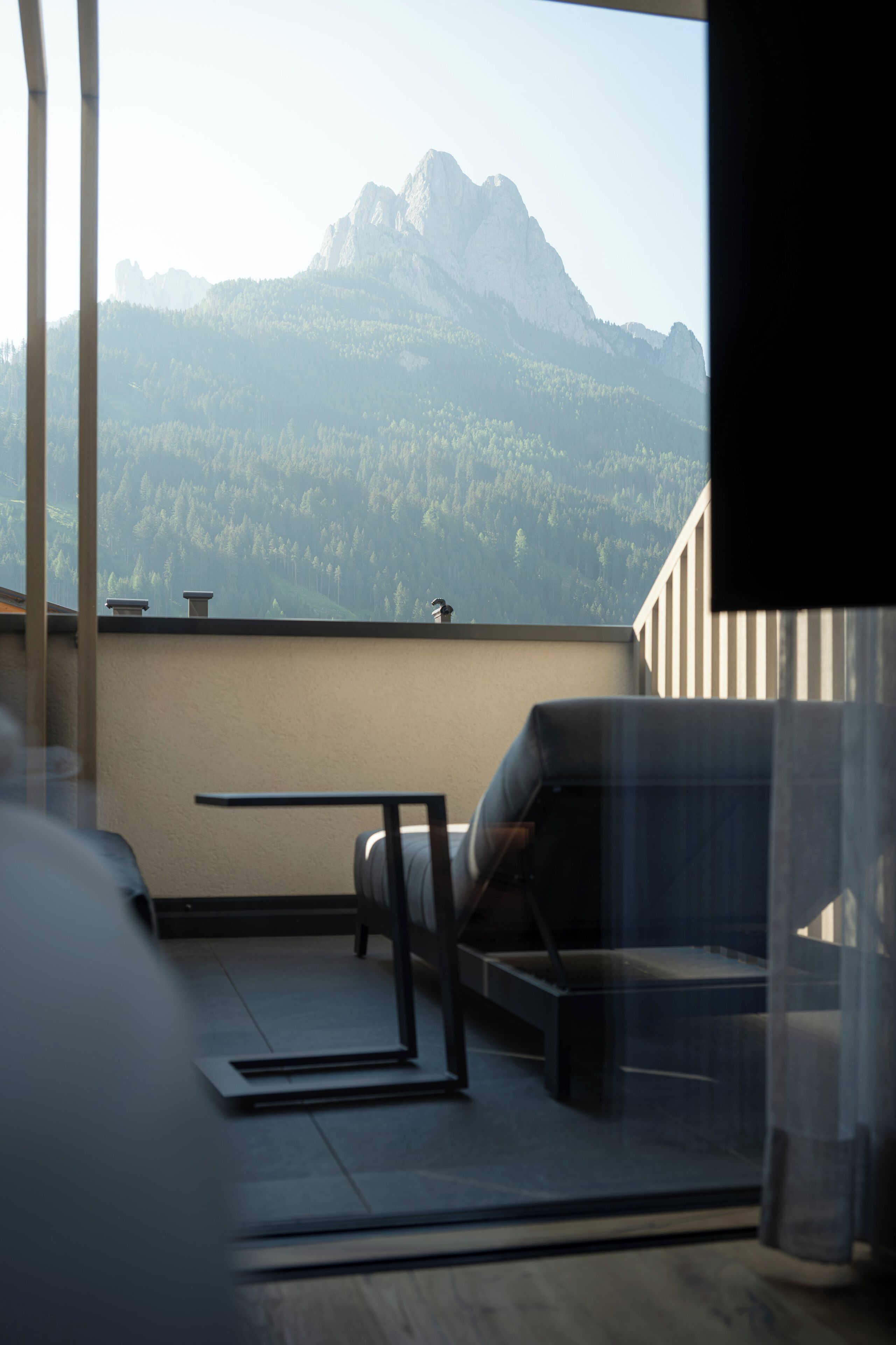 Blick von der Unterkunft