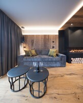 Smart TV, chimenea, piso con calefacción, servicios de streaming