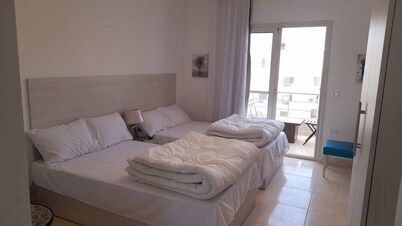 Cozy 1-bedroom apartment with WiFi, AC in enchanting Nabq Sharm El Sheikh