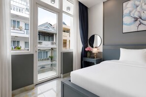 Chambre Deluxe Double ou avec lits jumeaux, balcon | Balcon