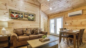Living area - Queens Quarters- Pickleball Court, Creek, WIFI, Mountain Views, Starting at $79" (Cosby)