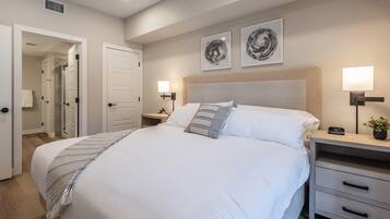 2 bedrooms, iron/ironing board, travel crib, WiFi
