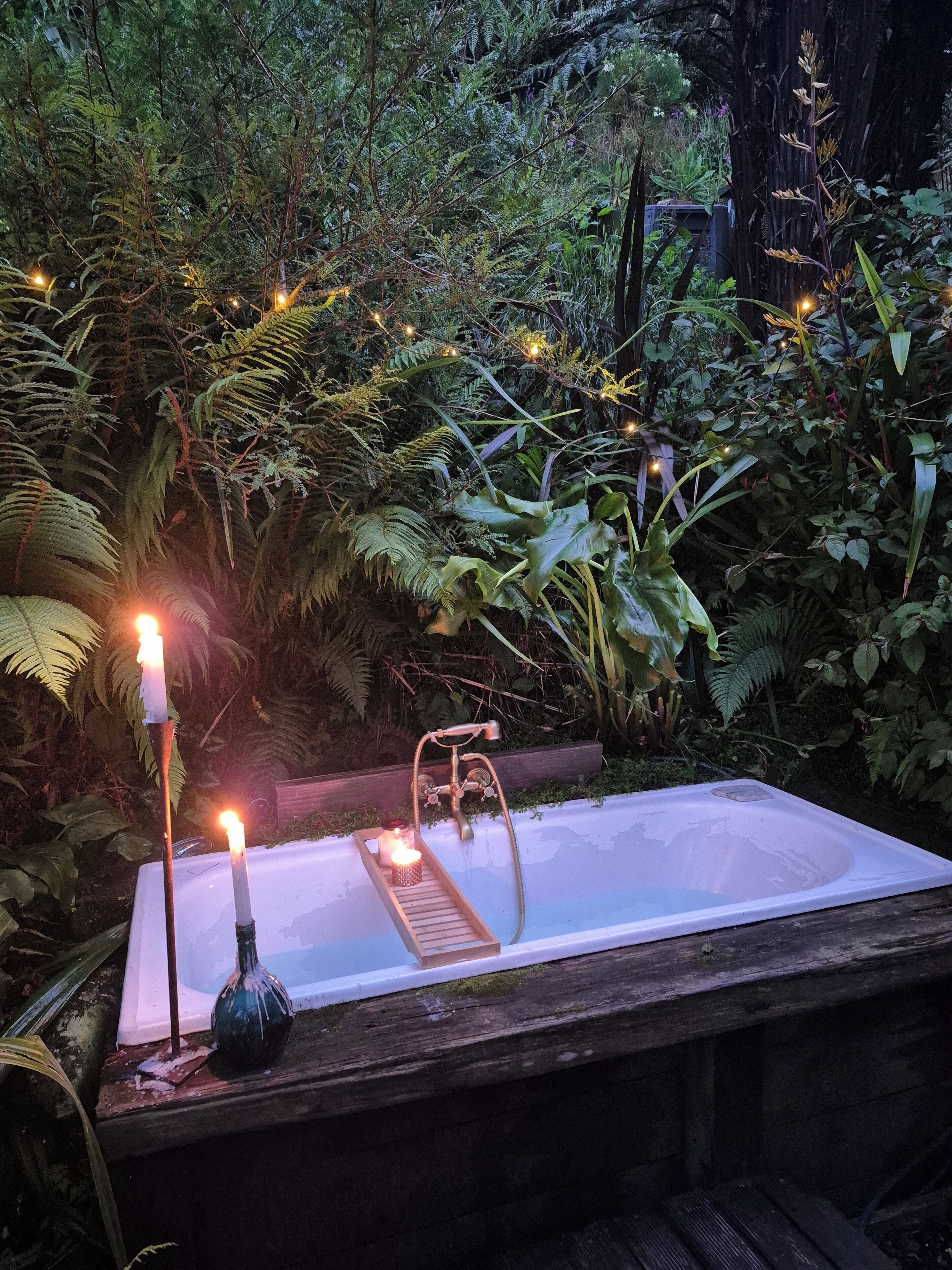 Outdoor bath...bliss