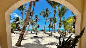 Accommodatie ligt op het strand
