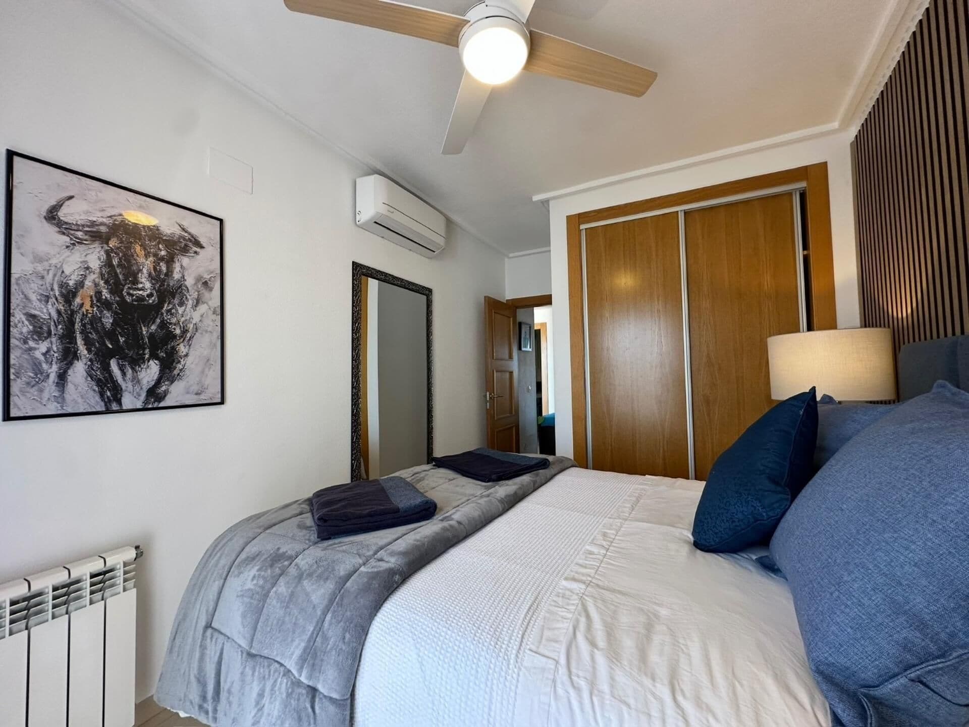 2 bedrooms, iron/ironing board, WiFi (free), bed sheets