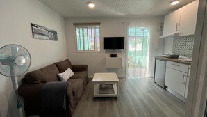 Studio | Living area | TV - Modern Tiny Country House Near Fataga & Maspalomas (San Bartolomé de Tirajana)
