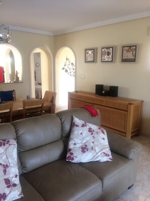 Villa | Living area | Fireplace - Inviting 4-bed Villa in Orihuela (Orihuela)