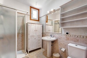 Shower, hair dryer, towels - Apto La Colina Atlantic View (Arona)