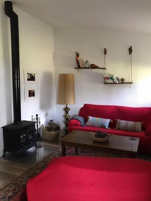 Cottage | Living area | TV, fireplace - Alba 2-bed Cottage - Sleeps 4 - Montseny Park (Arbucies)