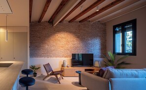 Apartment | Living area - Boutique Designer Apartment Steps From Beach (Barcelona)