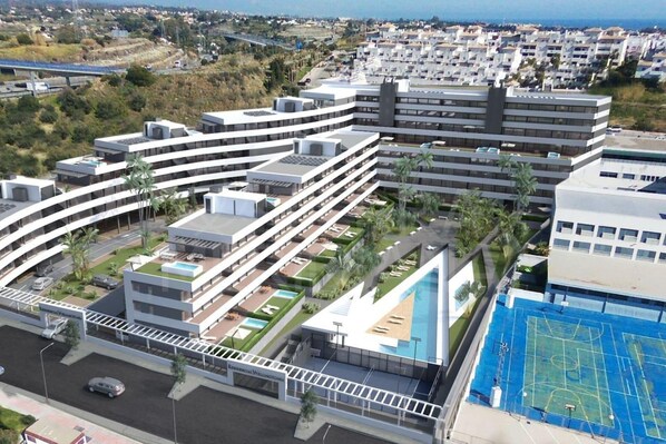 Apartment | Aerial view - Stunning Apartment in Estepona, Spain Private Pool (Estepona)