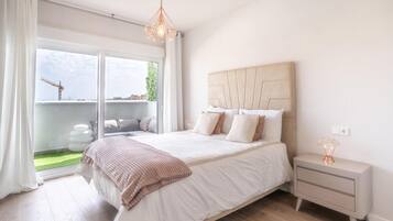 Apartamento | 1 dormitorio, tabla de planchar con plancha, wifi gratis y ropa de cama