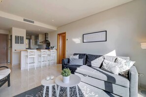 Apartment | Living area - Stylish and Exclusive Penthouse Dreamy Oasis (Estepona)