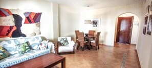 Apartment | Living area | TV - Lovely 2-bed Apartment in Costa Esuri (Ayamonte)