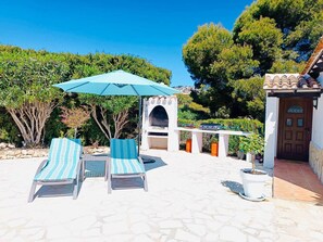 Apartment | Terrace/patio - Moraira Escape With Private Pool, 1 Bed, Sleeps 2 (Teulada)