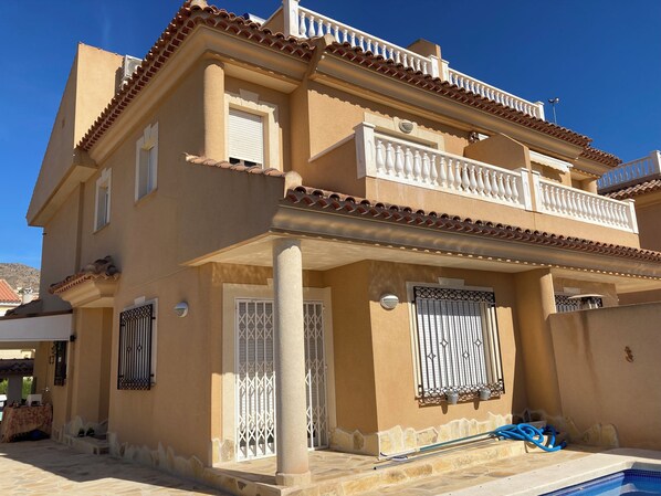 Villa | Exterior - Stunning 4-bed Villa in Bolnuevo With Pool (Mazarrón)