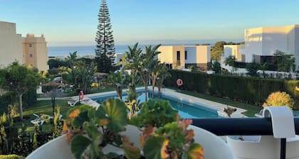 Townhouse Terrace With sea View Close to Marbella