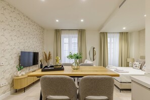 Living area - Plaza del Siglo Suites (Málaga)