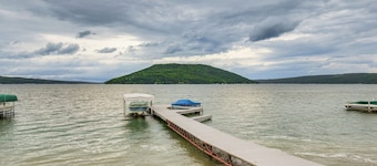 Keuka Lake Cabin w/ Boat Dock Access & Fire Pit!