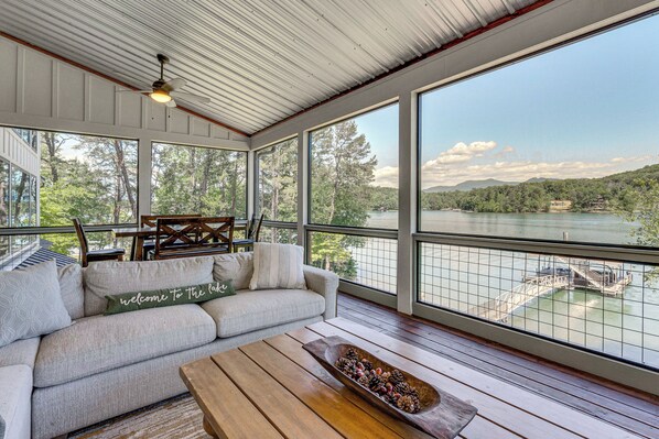 House (5 Bedrooms) | Interior - Lakefront Hiawassee Gem: Boat Dock w/ Rooftop Deck (Hiawassee)