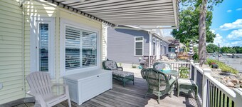 Waterfront Clarklake Escape - Deck, Dock & Views