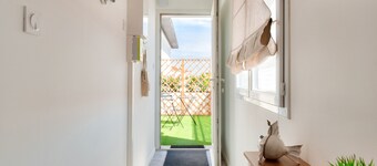 180m beach, lively area, studio for 2 people