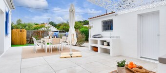 Magnífica casa, 200m playa, 6 adultos, 4 niños