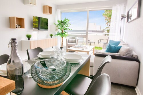 Vue mer - À 160m de la plage - Appart pour 4