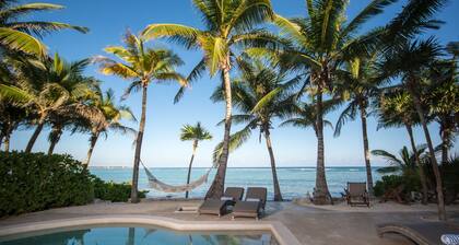 Beachfront W Private Staff in Gated Community