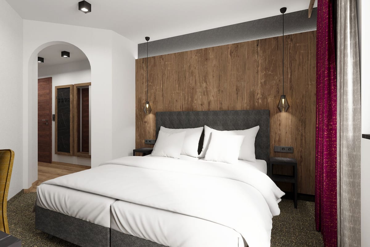 1 bedroom, premium bedding, free WiFi, bed sheets
