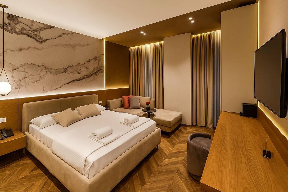 1 bedroom, soundproofing, free WiFi, bed sheets
