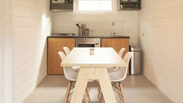 Fridge, microwave, coffee/tea maker, toaster