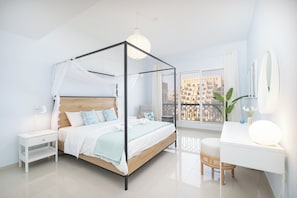 Exclusive Apartment, Balcony, Ocean View | 2 bedrooms, individually furnished, iron/ironing board, cots/infant beds - Contemporary Living by The Sea 2BD New Listing (Ras Al Khaimah)