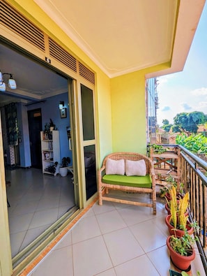 Comfort Apartment, Balcony, City View | Terrace/patio