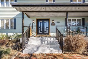 Exterior detail - Large OC Beach House with Game Room & short walk to beach! Linens included! (Ocean City)