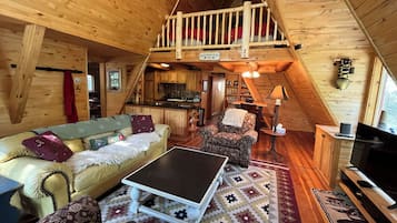 TV connectée, cheminée