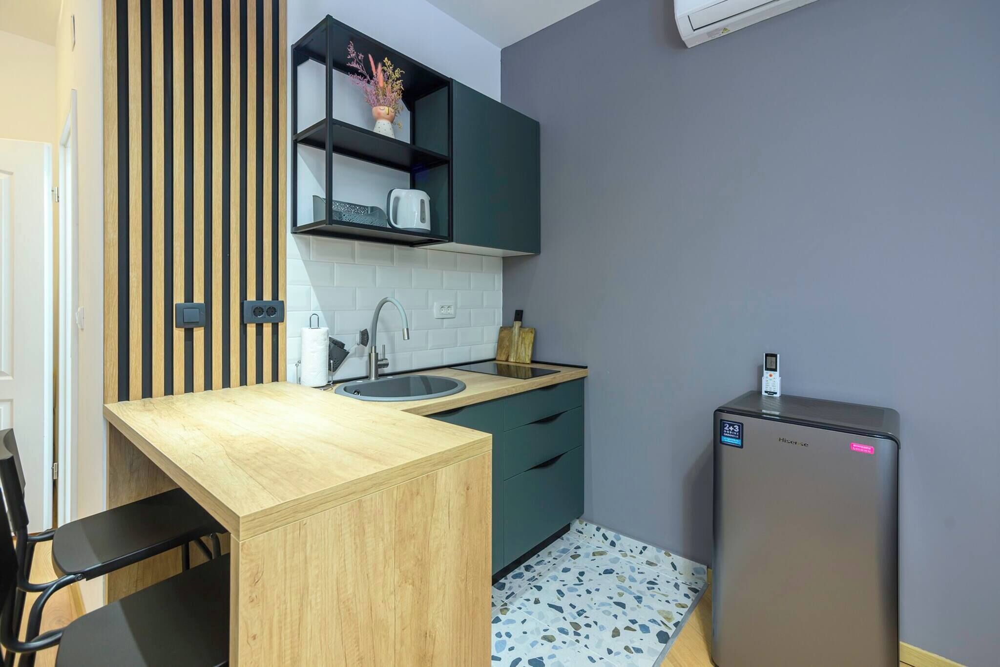Appartamento, 1 camera da letto, vista città | Interni