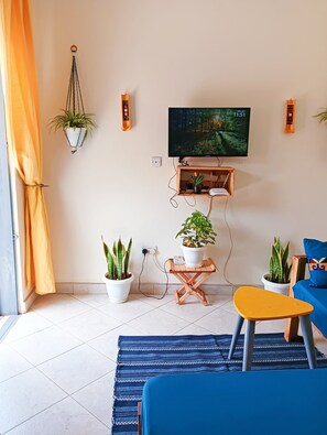 Deluxe Διαμέρισμα, Μπαλκόνι | Περιοχή καθιστικού