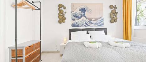 2 間睡房、書桌、熨斗/熨衫板、免費 Wi-Fi