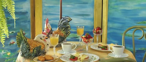 Gratis frukost enligt egen beställning varje dag