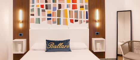 Deluxe Double Room, Courtyard View | Premium bedding, down duvets, minibar, in-room safe