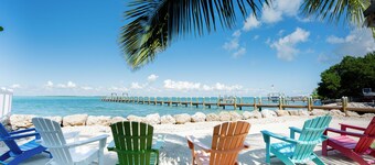 Private Beach Bayside 6 Bedroom Resort Home with Pool, Dock, & Garage