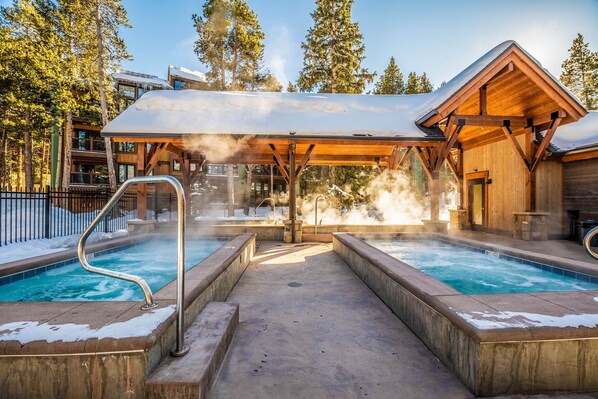Una piscina climatizada