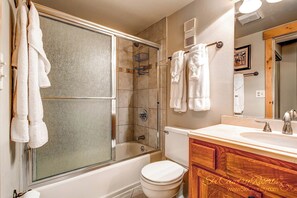 Hair dryer, towels