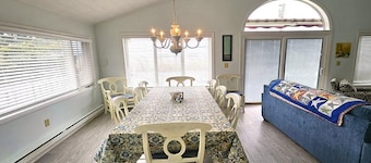 Charming 4-bedroom house in Barnegat Light with beautiful bay view.