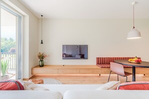 1 slaapkamer, een strijkplank/strijkijzer, internet, beddengoed