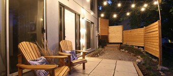 Peaceful guest accommodation with private patio and beautiful view