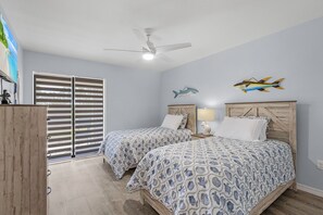 2 chambres, fer et planche à repasser, accès au Wi-Fi (inclus)