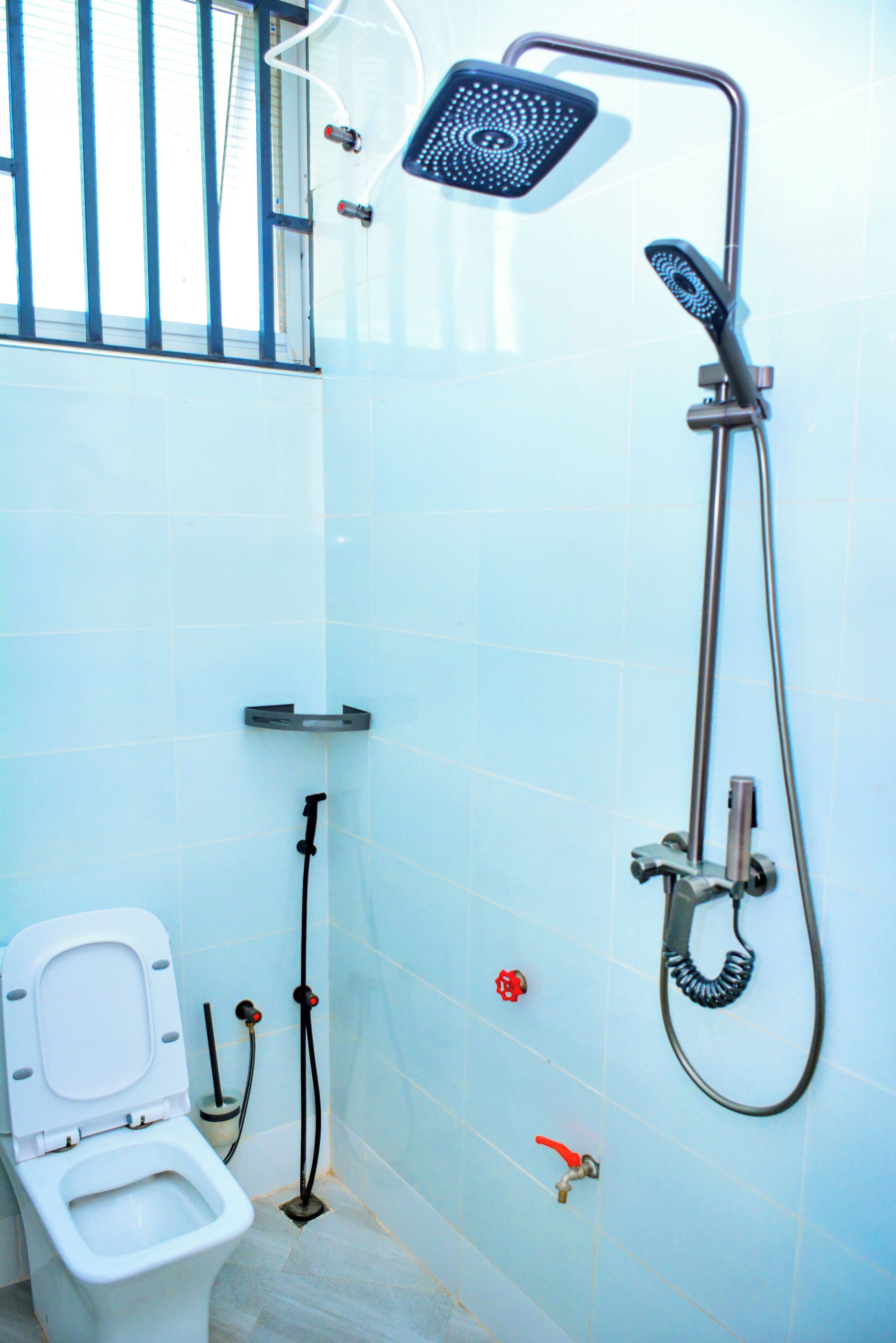 Free toiletries, hair dryer, bathrobes, slippers