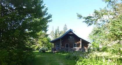 Log Home Mountain Hideaway with Mountain biking and Dog sledding Trails